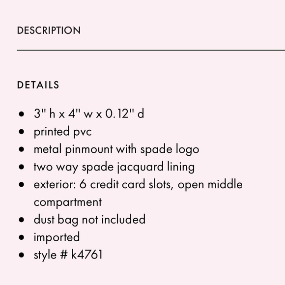 Disney Kate spade New York Minnie Mouse backpack & card holder - Picture 10 of 13